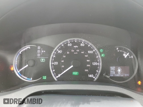 2012 Lexus CT 200h z VIN JTHKD5BH9C2080211, wystawiony jako Copart lot #47530625 z przebiegiem 114 971 mil mil oraz Szkoda całkowita • Salvage title. Historia ofert i sprzedaży dostępna na DreamBid. Obrazek 9.