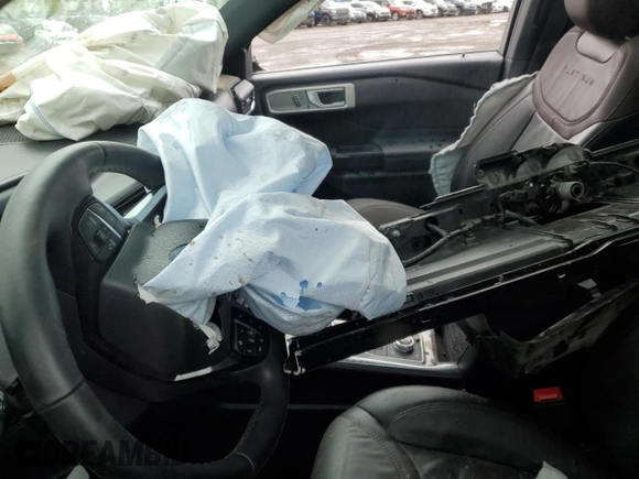2023 Ford Explorer Platinum with VIN 1FM5K8HC2PGA85482, listed as a Copart auction lot 87927535 with Not provided miles and Salvage title. Bid and sale history available at DreamBid. Image 7.