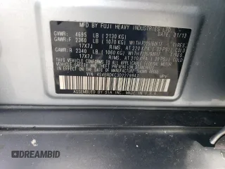 2013 Subaru Outback Limited z VIN 4S4BRDKC3D2279947, wystawiony jako Copart lot #56394975 z przebiegiem 252 632 mil mil oraz Szkoda całkowita • Salvage title. Historia ofert i sprzedaży dostępna na DreamBid. Obrazek 13.
