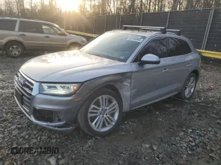 2019 Audi Q5 Premium Plus with VIN WA1BNAFY8K2048666, listed as a Copart auction lot 85196884 with 60,311 mi miles and Salvage Title. Bid and sale history available at carsss.com. Image 1.