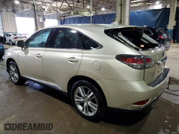 2015 Lexus RX 450h with VIN 2T2ZB1BA6FC002178, listed as a Copart auction lot 43314665 with 177,522 mi miles and Clean Title. Bid and sale history available at DreamBid. Image 2.