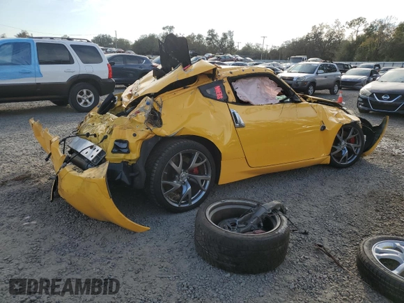 2017 Nissan 370Z with VIN JN1AZ4EH5HM951429, listed as a Copart auction lot 82776074 with Not Provided miles and Salvage Title. Bid and sale history available at DreamBid. Image 3.