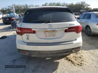 2015 Acura MDX Advance/Entertainment Pkg with VIN 5FRYD3H84FB002247, listed as a Copart auction lot 47773735 with 175,689 mi miles and Salvage Title. Bid and sale history available at carsss.com. Image 6.