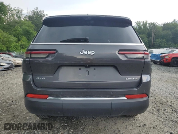 2024 Jeep Grand Cherokee Limited with VIN 1C4RJKBG1R8602639, listed as a Copart auction lot 47389415 with 11,951 mi miles and Salvage title. Bid and sale history available at DreamBid. Image 6.