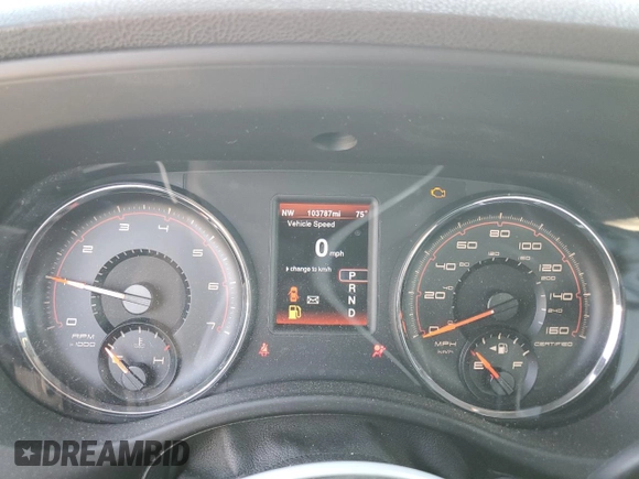 2014 Dodge Charger Police with VIN 2C3CDXAG4EH357758, listed as a Copart auction lot 44706135 with 103,787 mi miles and Salvage Title. Bid and sale history available at DreamBid. Image 9.