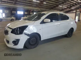2017 Mitsubishi Mirage ES z VIN ML32F3FJ6HHF10493, wystawiony jako Copart lot #59130825 z przebiegiem 83 423 mil mil oraz Tytuł czysty. Historia ofert i sprzedaży dostępna na DreamBid. Obrazek 1.