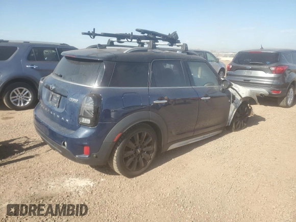 2017 MINI Countryman Cooper with VIN WMZYS7C30H3E06885, listed as a Copart auction lot 61150455 with Not provided miles and Salvage title. Bid and sale history available at DreamBid. Image 3.