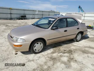 1997 Geo Prizm LSi with VIN 1Y1SK5266VZ431572, listed as a Copart auction lot 46866465 with 142,961 mi miles and Salvage Title. Bid and sale history available at carsss.com. Image 1.