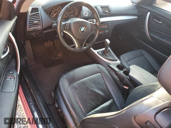 2010 BMW 1 Series 128i with VIN WBAUP9C59AVL89067, listed as a Copart auction lot 43291905 with 165,985 mi miles and Salvage Title. Bid and sale history available at DreamBid. Image 8.