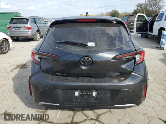 2023 Toyota Corolla XSE with VIN JTNC4MBE2P3201405, listed as a Copart auction lot 73908083 with 23,645 mi miles and Salvage Title. Bid and sale history available at DreamBid. Image 6.