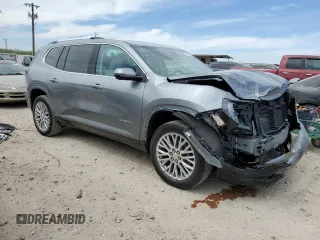 2024 GMC Acadia FWD Denali z VIN 1GKENLKS1RJ176560, wystawiony jako Copart lot #49456855 z przebiegiem 5 509 mil mil oraz Szkoda całkowita • Salvage title. Historia ofert i sprzedaży dostępna na DreamBid. Obrazek 4.