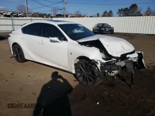 2021 Lexus IS 350 F Sport with VIN JTHGZ1E24M5022594, listed as a Copart auction lot 46638385 with 49,281 mi miles and Salvage Title. Bid and sale history available at DreamBid. Image 4.