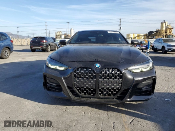 2023 BMW 4 Series 430i z VIN WBA53AP00PCL93738, wystawiony jako Copart lot #48011775 z przebiegiem 27 617 mil mil oraz Szkoda całkowita • Salvage title. Historia ofert i sprzedaży dostępna na DreamBid. Obrazek 5.
