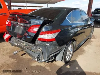 2013 Nissan Sentra SR with VIN 3N1AB7AP6DL692859, listed as a IAAI auction lot 41462052 with 124,370 mi miles. Bid and sale history available at carsss.com. Image 4.