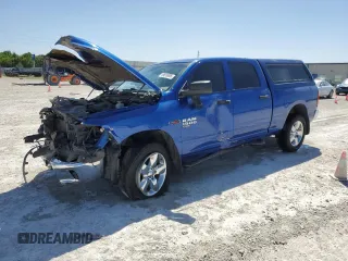 2019 Ram 1500 Tradesman z VIN 1C6RR7SM2KS682027, wystawiony jako Copart lot #49010905 z przebiegiem 106 827 mil mil oraz Szkoda całkowita • Salvage title. Historia ofert i sprzedaży dostępna na DreamBid. Obrazek 1.