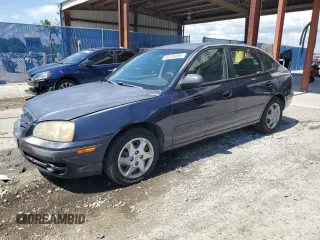 2005 Hyundai Elantra GLS z VIN KMHDN56D15U176495, wystawiony jako Copart lot #60195595 z przebiegiem 129 708 mil mil oraz Szkoda całkowita • Salvage title. Historia ofert i sprzedaży dostępna na DreamBid. Obrazek 1.