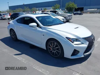 2017 Lexus RC F with VIN JTHHP5BC3H5005841, listed as a IAAI auction lot 42718880 with 55,262 mi miles and . Bid and sale history available at DreamBid. Image 1.