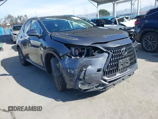 2023 Lexus NX with VIN 2T2GGCEZ4PC021190, listed as a IAAI auction lot 41579243 with 40,842 mi miles. Bid and sale history available at carsss.com. Image 1.