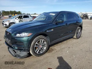 2018 Jaguar F-Pace 25t Premium with VIN SADCJ2FX0JA320185, listed as a Copart auction lot 85648314 with 71,189 mi miles and Salvage Title. Bid and sale history available at DreamBid. Image 1.