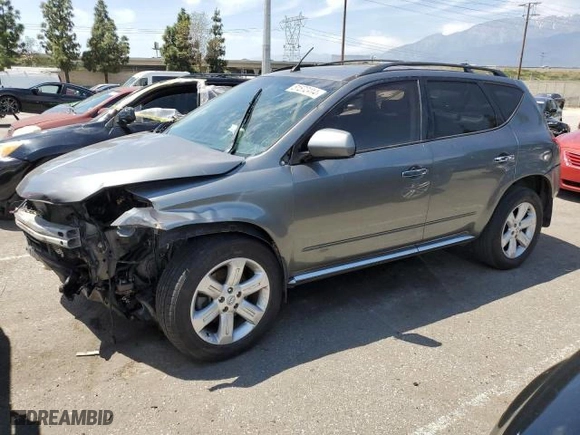 2006 Nissan Murano SL with VIN JN8AZ08T86W407762, listed as a Copart auction lot 89020255 with 196,911 mi miles and Salvage Title. Bid and sale history available at carsss.com. Image 1.