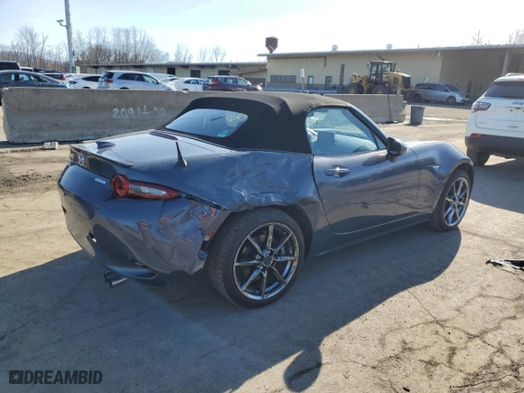 2020 Mazda MX-5 Miata Grand Touring with VIN JM1NDAD75L0418338, listed as a Copart auction lot 43420545 with NaN miles and Salvage Title. Bid and sale history available at carsss.com. Image 3.