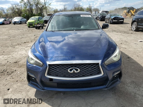 2019 Infiniti Q50 Red Sport 400 с VIN JN1FV7AR8KM800352, выставлен на аукционе Copart как лот 53379175 с пробегом 126 994 миль миль и Списание • Salvage title. История ставок и продаж доступна на DreamBid. Изображение 5.