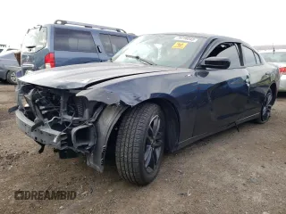 2019 Dodge Charger SXT with VIN 2C3CDXJGXKH542327, listed as a Copart auction lot 76716243 with Not Provided miles and Salvage Title. Bid and sale history available at DreamBid. Image 1.