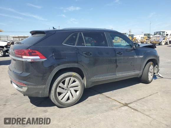 2023 Volkswagen Atlas SE with VIN 1V2JE2CA6PC204816, listed as a Copart auction lot 72651884 with 61,197 mi miles and Salvage title. Bid and sale history available at DreamBid. Image 3.
