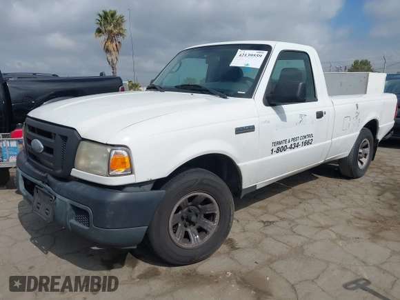 2007 Ford Ranger XL with VIN 1FTYR10U07PA16279, listed as a IAAI auction lot 42139559 with 288,087 mi miles. Bid and sale history available at carsss.com. Image 2.