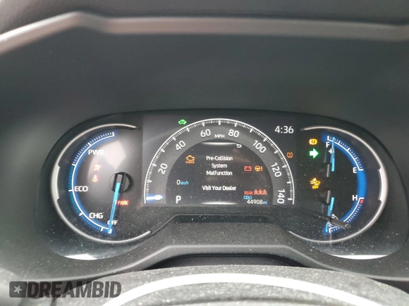 2023 Toyota RAV4 Hybrid LE with VIN 4T3LWRFV1PU106501, listed as a Copart auction lot 51085515 with 44,908 mi miles and Salvage title. Bid and sale history available at DreamBid. Image 9.