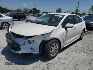 2025 Toyota Corolla LE z VIN 5YFB4MDE7SP257398, wystawiony jako Copart lot #54681725 z przebiegiem 4 238 mil mil oraz Nie do naprawy • Non repairable. Historia ofert i sprzedaży dostępna na DreamBid. Obrazek 1.