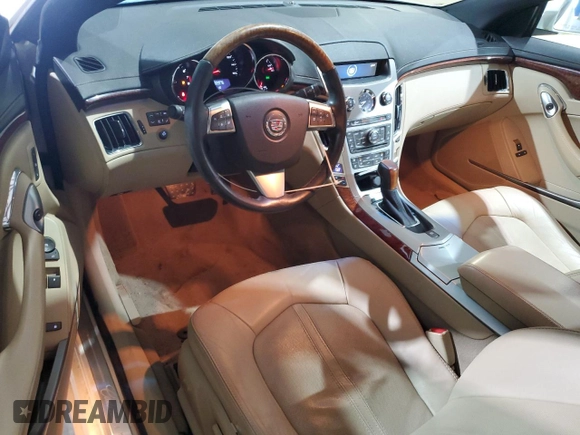 2012 Cadillac CTS Premium with VIN 1G6DS1E35C0123742, listed as a Copart auction lot 59503505 with 124,231 mi miles and Salvage title. Bid and sale history available at DreamBid. Image 8.