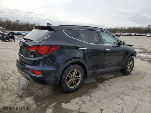 2017 Hyundai Santa Fe Sport 2.4L with VIN 5NMZUDLB3HH001025, listed as a Copart auction lot 51997585 with 126,529 mi miles and Salvage Title. Bid and sale history available at carsss.com. Image 3.