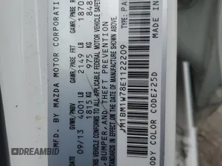 2014 Mazda 3 i Grand Touring with VIN JM1BM1W78E1122209, listed as a Copart auction lot 50546025 with 144,477 mi miles and Salvage Title. Bid and sale history available at carsss.com. Image 12.