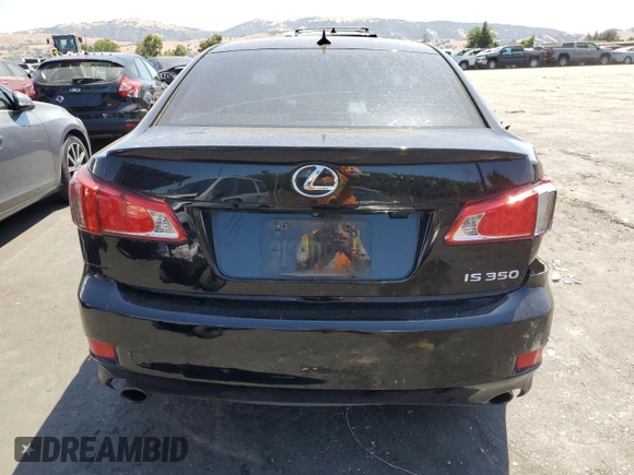 2012 Lexus IS 350 with VIN JTHBE5C28C5028963, listed as a Copart auction lot 62705175 with 153,578 mi miles and Salvage title. Bid and sale history available at DreamBid. Image 6.