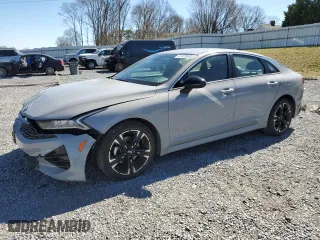 2021 Kia K5 GT-Line with VIN 5XXG64J2XMG003156, listed as a Copart auction lot 47420605 with 71,088 mi miles and Salvage Title. Bid and sale history available at carsss.com. Image 1.