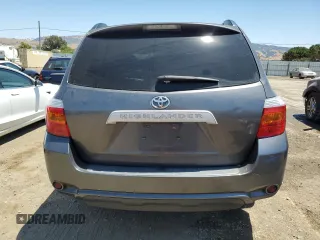 2010 Toyota Highlander with VIN 5TDZK3EH4AS010062, listed as a Copart auction lot 62936505 with 320,201 mi miles and Salvage title. Bid and sale history available at DreamBid. Image 6.