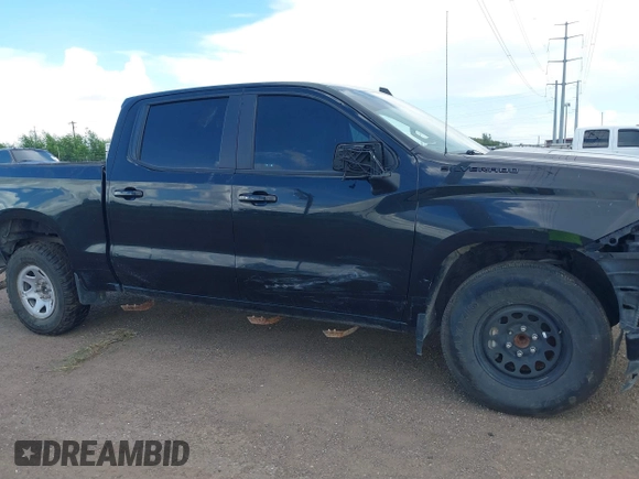 2021 Chevrolet Silverado 1500 RST with VIN 3GCPWDED7MG154321, listed as a IAAI auction lot 40212731 with 80,219 mi miles. Bid and sale history available at carsss.com. Image 13.