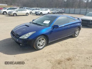 2000 Toyota Celica GT with VIN JTDDR32T0Y0024889, listed as a IAAI auction lot 41695008 with 146,217 mi miles. Bid and sale history available at carsss.com. Image 2.