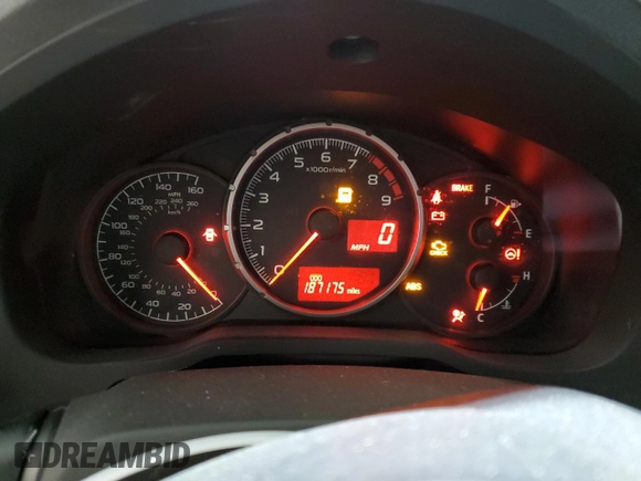 2013 Subaru BRZ Premium with VIN JF1ZCAB11D1605385, listed as a Copart auction lot 80620044 with 187,175 mi miles and Salvage Title. Bid and sale history available at carsss.com. Image 9.