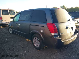 2007 Nissan Quest with VIN 5N1BV28U87N135698, listed as a IAAI auction lot 40550826 with 999,999 mi miles. Bid and sale history available at carsss.com. Image 3.