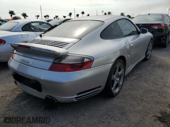 2005 Porsche 911 Turbo S with VIN WP0AB29985S685081, listed as a Copart auction lot 75316024 with Not Provided miles and Salvage Title. Bid and sale history available at carsss.com. Image 3.