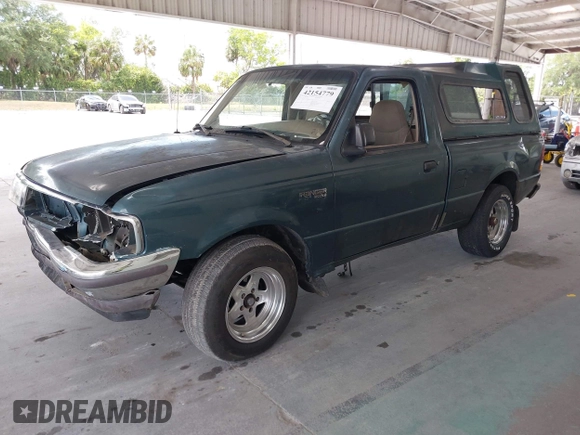 1997 Ford Ranger XLT with VIN 1FTCR10A6VUC10779, listed as a IAAI auction lot 42154779 with 155,914 mi miles and . Bid and sale history available at DreamBid. Image 2.