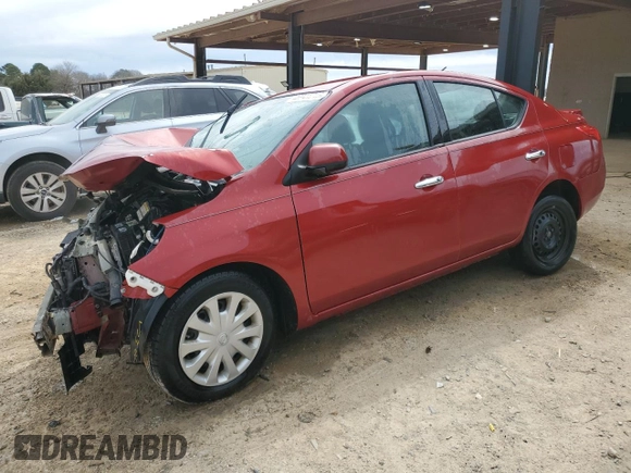 2014 Nissan Versa SV with VIN 3N1CN7AP7EL835030, listed as a Copart auction lot 46941215 with 126,436 mi miles and Non Repairable. Bid and sale history available at carsss.com. Image 1.