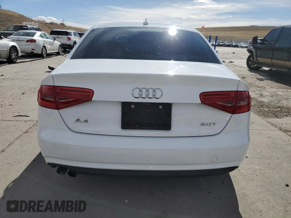 2013 Audi A4 Premium with VIN WAUAFAFL2DN036269, listed as a Copart auction lot 49081615 with 102,822 mi miles and Salvage Title. Bid and sale history available at carsss.com. Image 6.