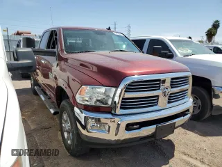 2018 Ram 2500 Big Horn with VIN 3C6UR5DL5JG217475, listed as a Copart auction lot 52010675 with 55,431 mi miles and Salvage title. Bid and sale history available at DreamBid. Image 4.