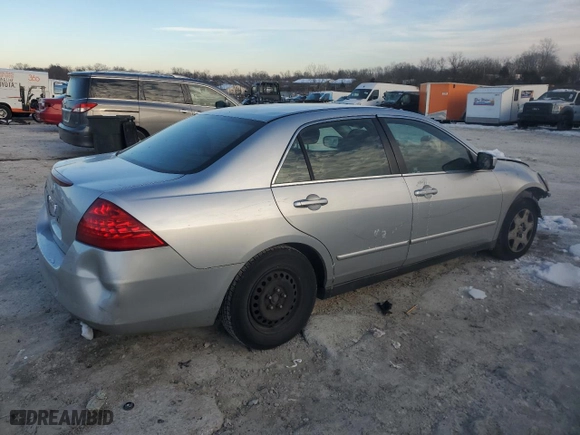 2006 Honda Accord Sdn LX with VIN 1HGCM56446A173131, listed as a Copart auction lot 89193125 with 216,831 mi miles and Salvage Title. Bid and sale history available at carsss.com. Image 3.