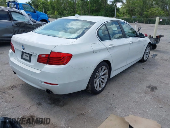 2014 BMW 5 Series 535i with VIN WBA5B1C56ED483780, listed as a IAAI auction lot 42308960 with 155,037 mi miles and . Bid and sale history available at DreamBid. Image 4.