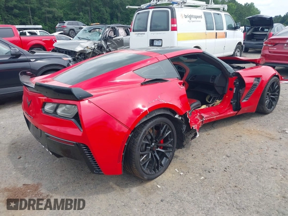 2016 Chevrolet Corvette Z06 3LZ with VIN 1G1YU2D66G5605051, listed as a IAAI auction lot 42477046 with 77,980 mi miles and . Bid and sale history available at DreamBid. Image 4.