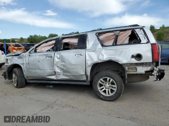 2016 Chevrolet Suburban LT z VIN 1GNSKHKC4GR285212, wystawiony jako Copart lot #58021115 z przebiegiem Nie podano mil oraz Szkoda całkowita • Salvage title. Historia ofert i sprzedaży dostępna na DreamBid. Obrazek 2.